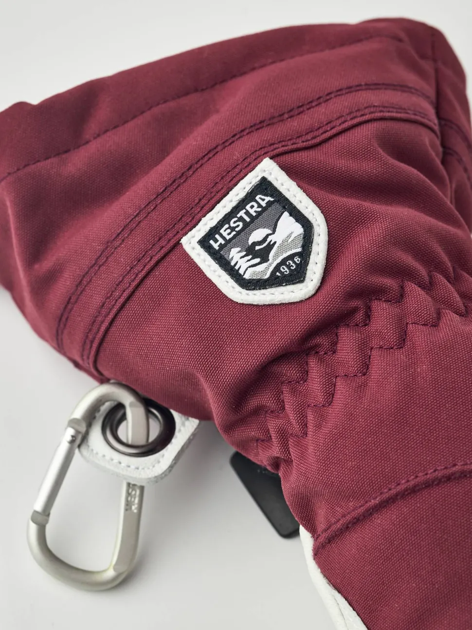Hestra Women's Heli Ski Female Mitt Bordeaux/Offwhite