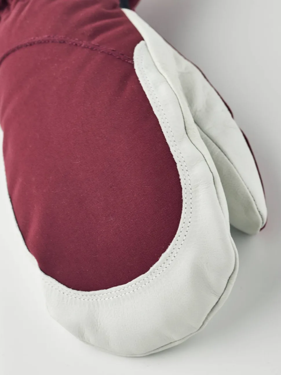 Hestra Women's Heli Ski Female Mitt Bordeaux/Offwhite