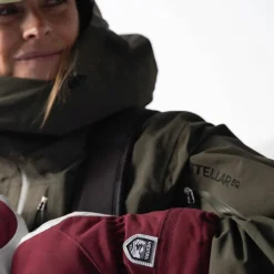 Hestra Women's Heli Ski Female Mitt Bordeaux/Offwhite