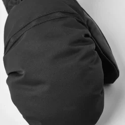 Hestra Women's Primaloft Leather Mitt Black