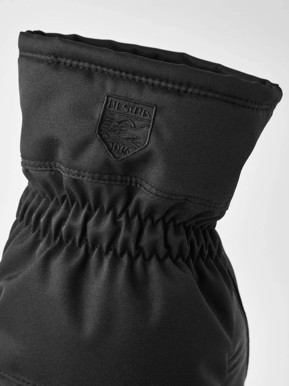 Hestra Women's Primaloft Leather Mitt Black