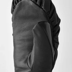 Hestra Women's Primaloft Leather Mitt Black