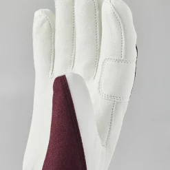 Hestra Women's Voss CZone - 5 finger Bordeaux