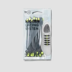 Hickies No Tie Laces 2.0 Black/neon Yellow
