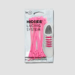 Hickies No Tie Laces 2.0 Neon Pink