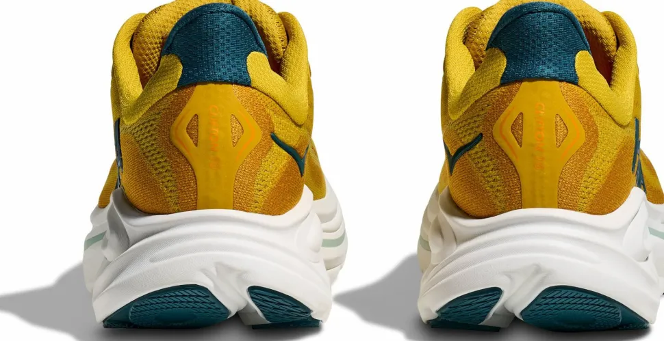 Hoka Men's Clifton 10 Yellow Gold/Tidal Wave