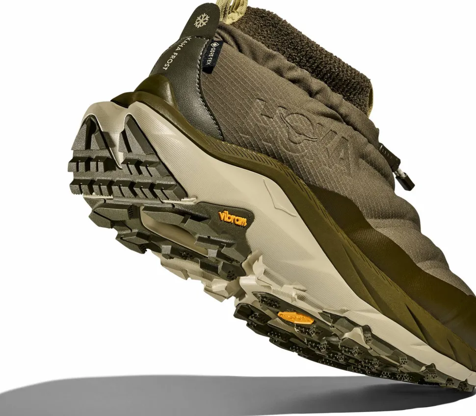 Hoka Men's Kaha 2 Frost Moc GORE-TEX Antique Olive/Spruce Green