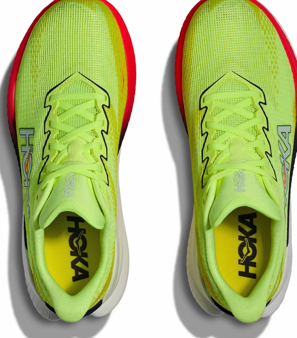Hoka Men's Mach X 3 Neon Yuzu/Squid Ink