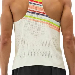 Hoka Men's Race Day Singlet Alabaster Flare