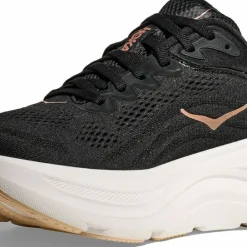Hoka Women's Bondi 9 Black/Rose Gold