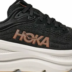 Hoka Women's Bondi 9 Black/Rose Gold