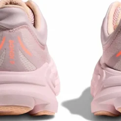 Hoka Women's Bondi 9 Lilac Cream/Tangerine Glow