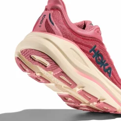 Hoka Women's Bondi 9 Wide Lingonberry/Cranberry