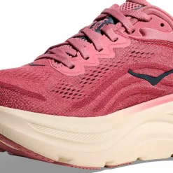 Hoka Women's Bondi 9 Wide Lingonberry/Cranberry