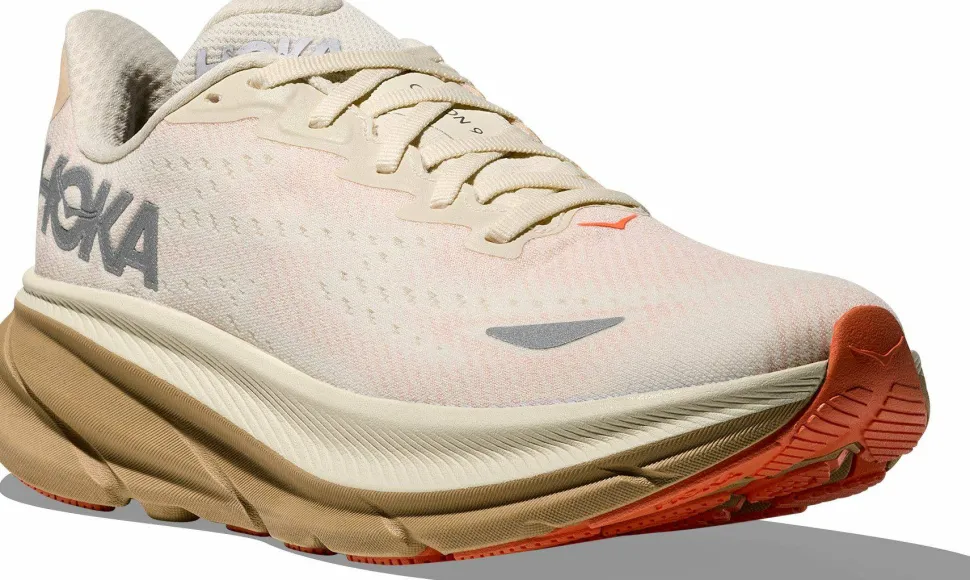 Hoka Women's Clifton 9 GORE-TEX Eggshell / Khaki