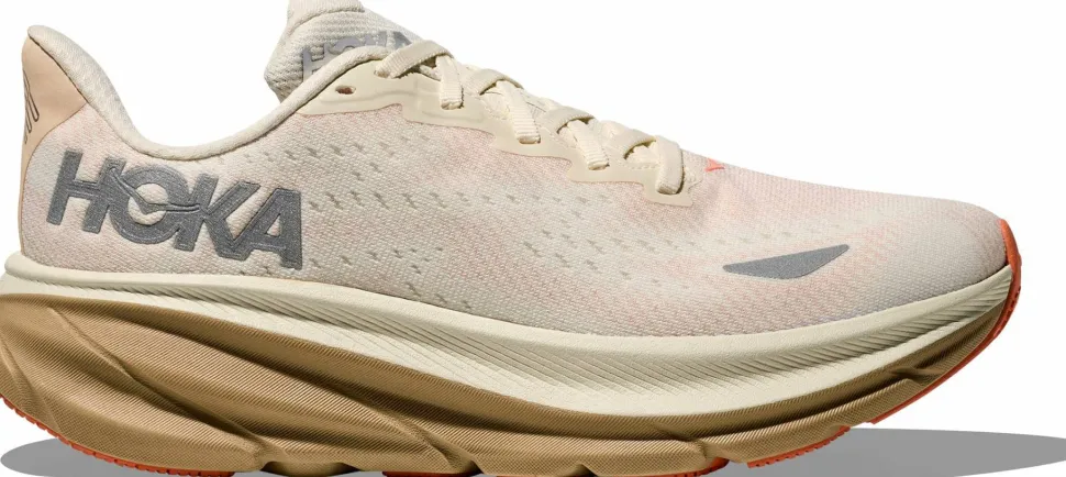 Hoka Women's Clifton 9 GORE-TEX Eggshell / Khaki