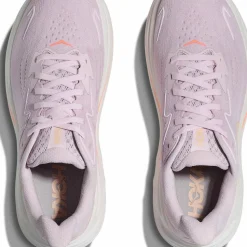Hoka Women's Clifton 10 Lilac Cream / Tangerine Glow