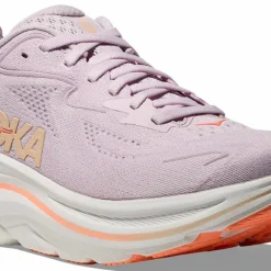 Hoka Women's Clifton 10 Lilac Cream / Tangerine Glow