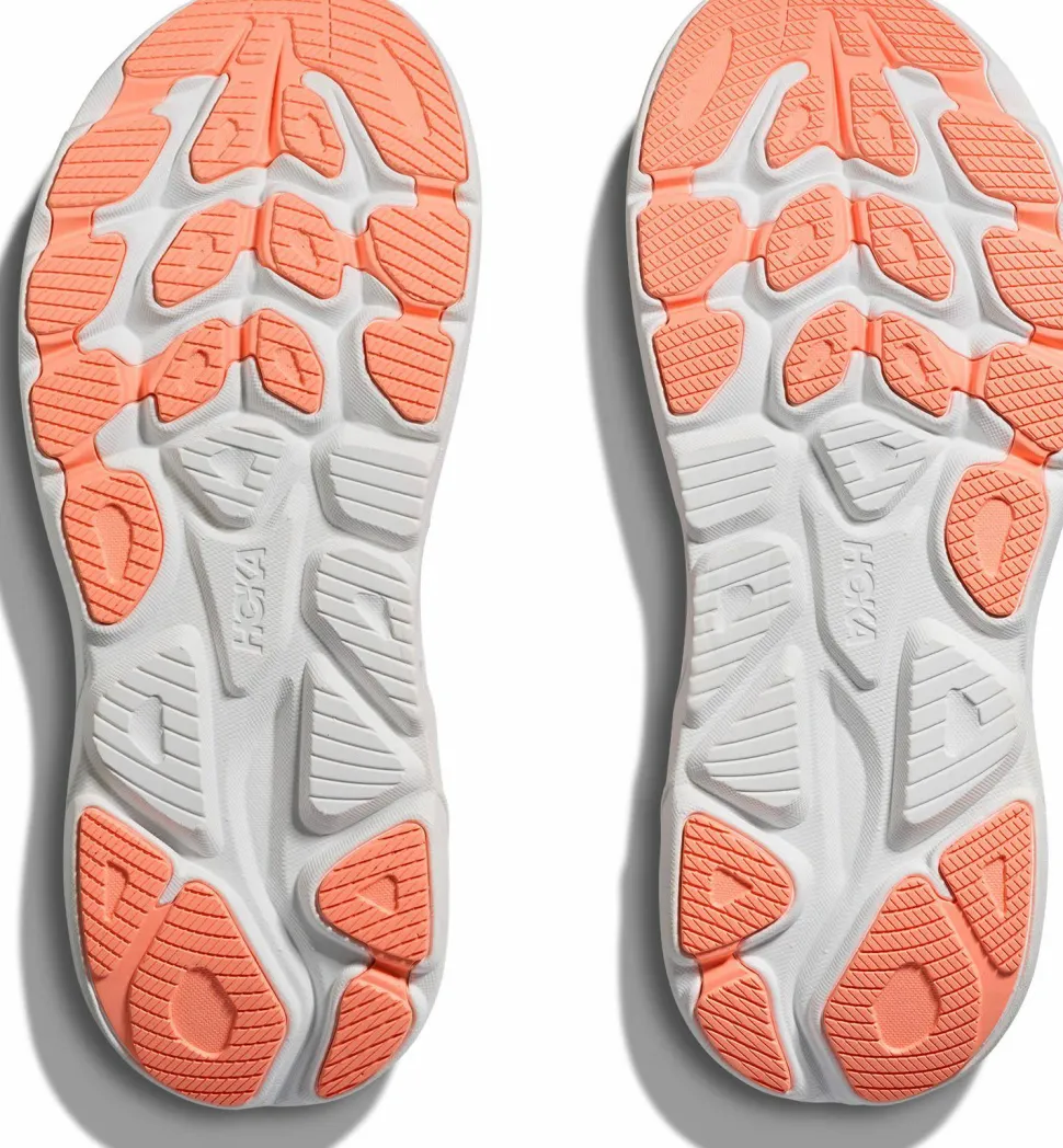 Hoka Women's Clifton 10 Lilac Cream / Tangerine Glow