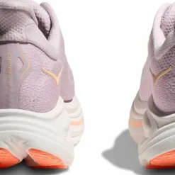 Hoka Women's Clifton 10 Lilac Cream / Tangerine Glow