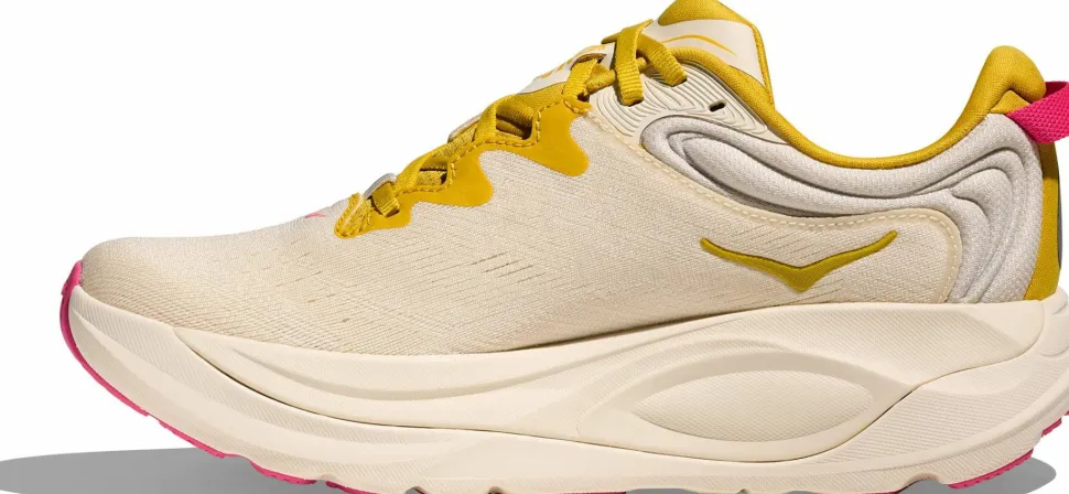 Hoka Women's Gaviota 6 Birch/Yellow Gold