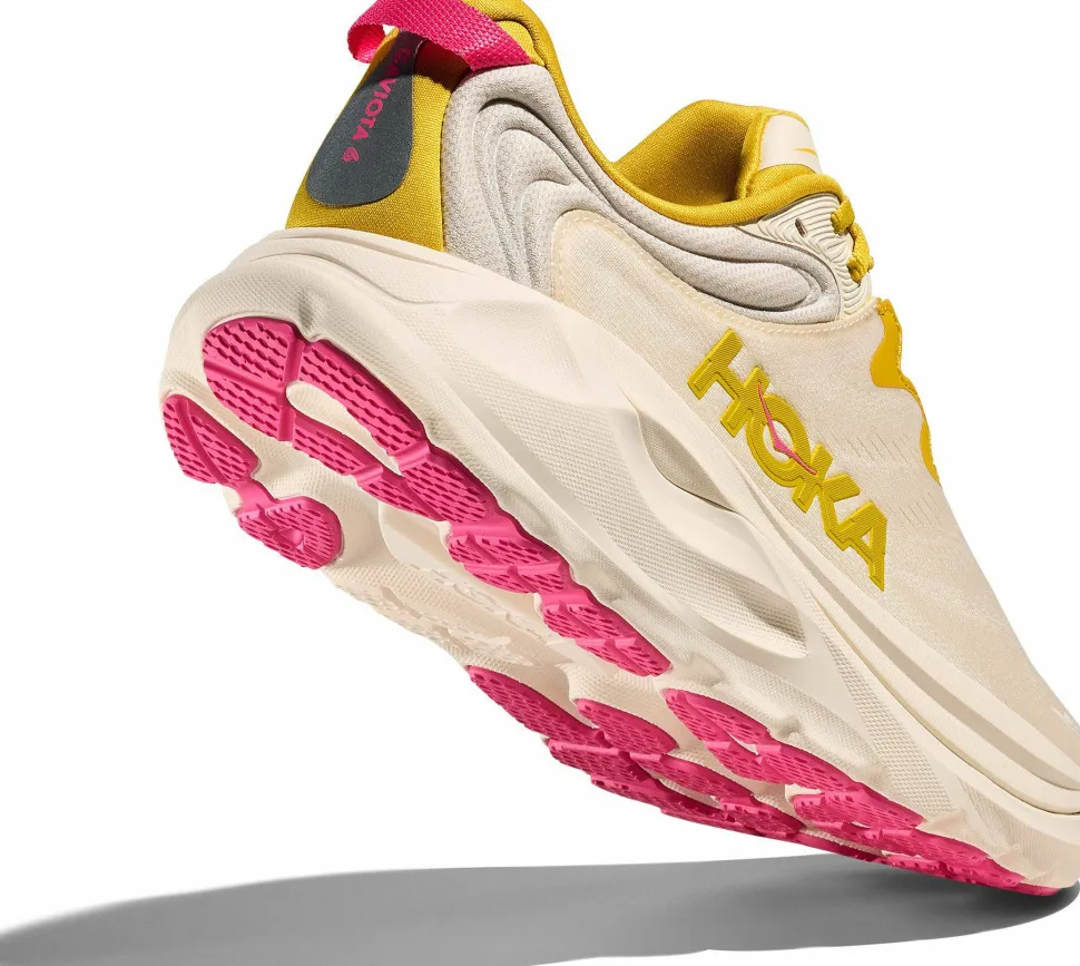 Hoka Women's Gaviota 6 Birch/Yellow Gold