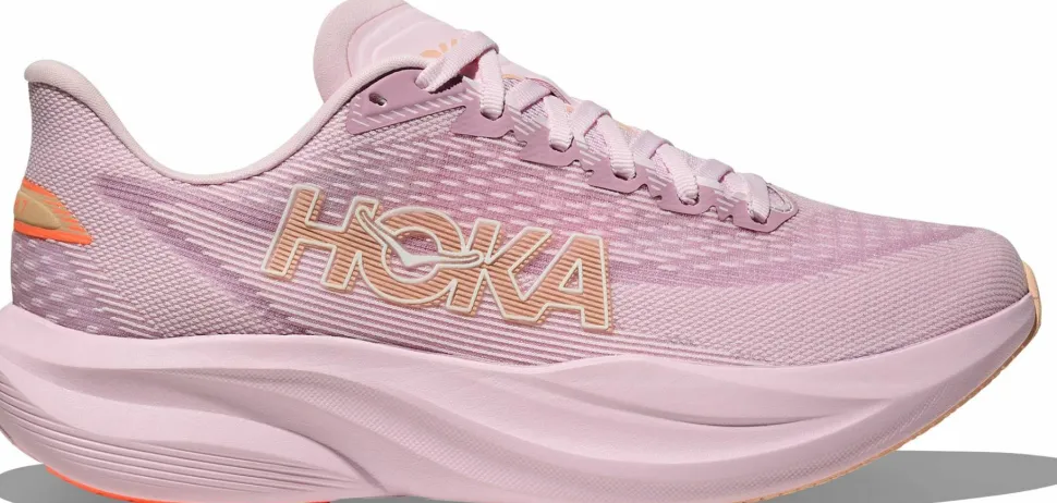 Hoka Women's Mach 7 Lilac Cream/Tangerine Glow