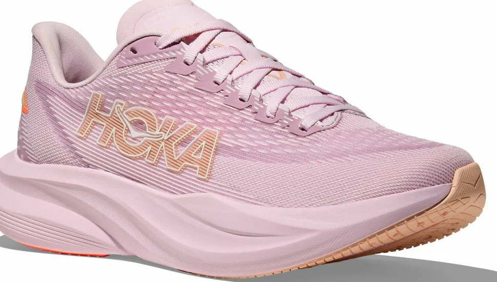 Hoka Women's Mach 7 Lilac Cream/Tangerine Glow