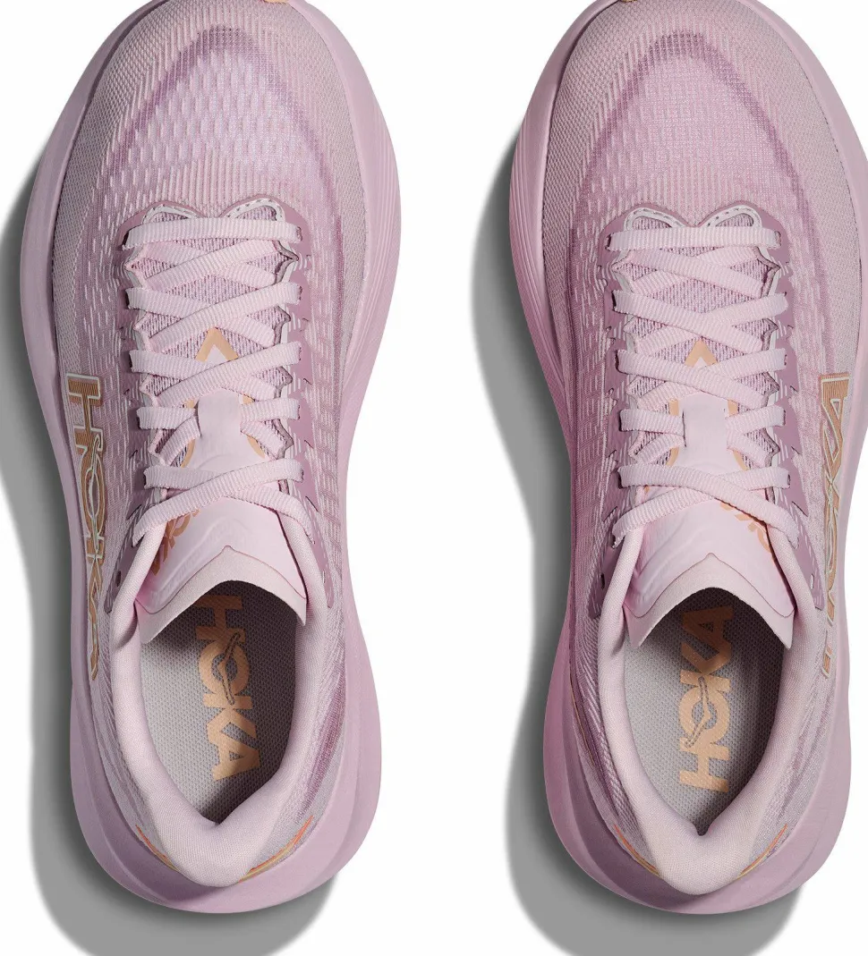 Hoka Women's Mach 7 Lilac Cream/Tangerine Glow
