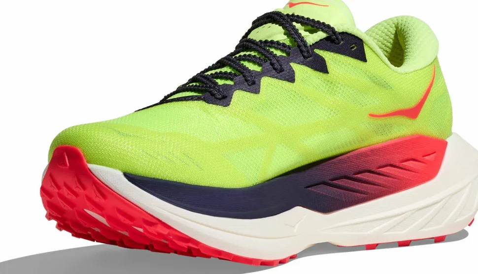 Hoka Women's Rocket X Trail Neon Yuzu/Neon Flame