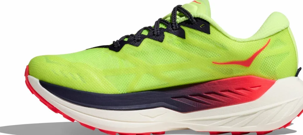 Hoka Women's Rocket X Trail Neon Yuzu/Neon Flame