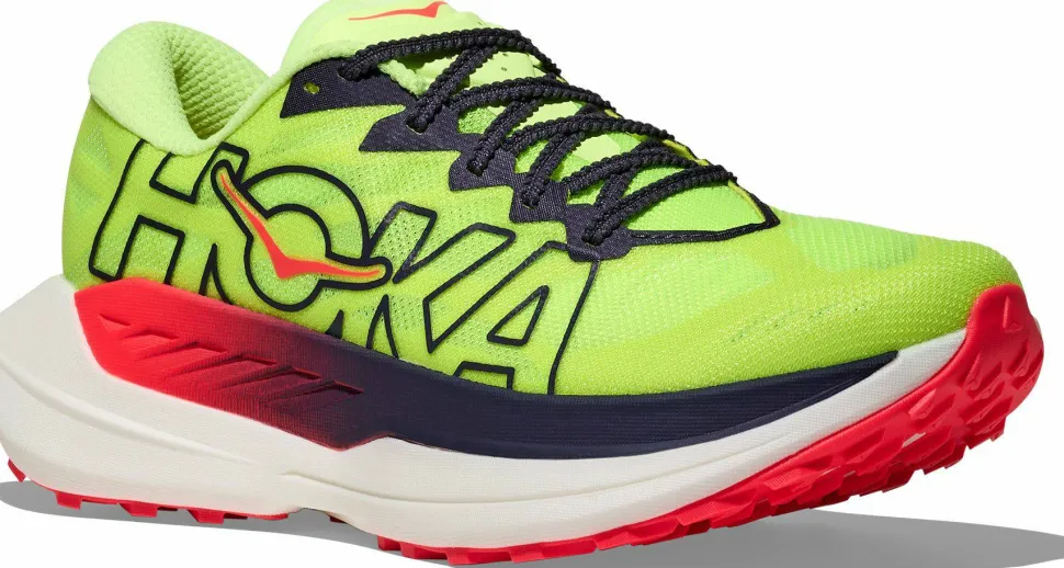Hoka Women's Rocket X Trail Neon Yuzu/Neon Flame