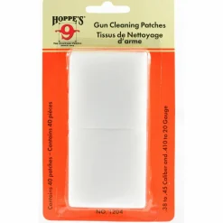 Hoppes Cleaning Patches Bigpack Caliber 16GA - 12GA White