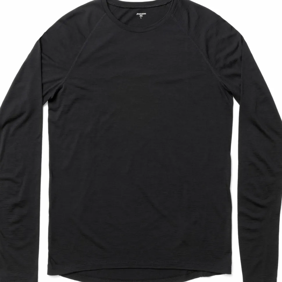 Houdini Men's Desoli Light Crew True Black