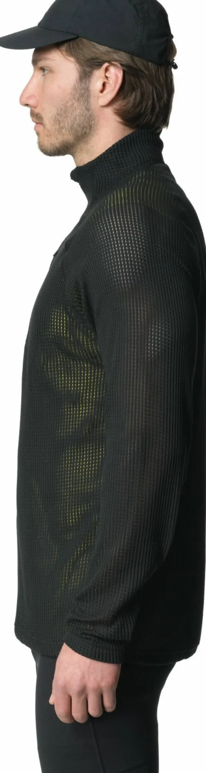 Houdini Men's Pace Flow Half Zip True Black