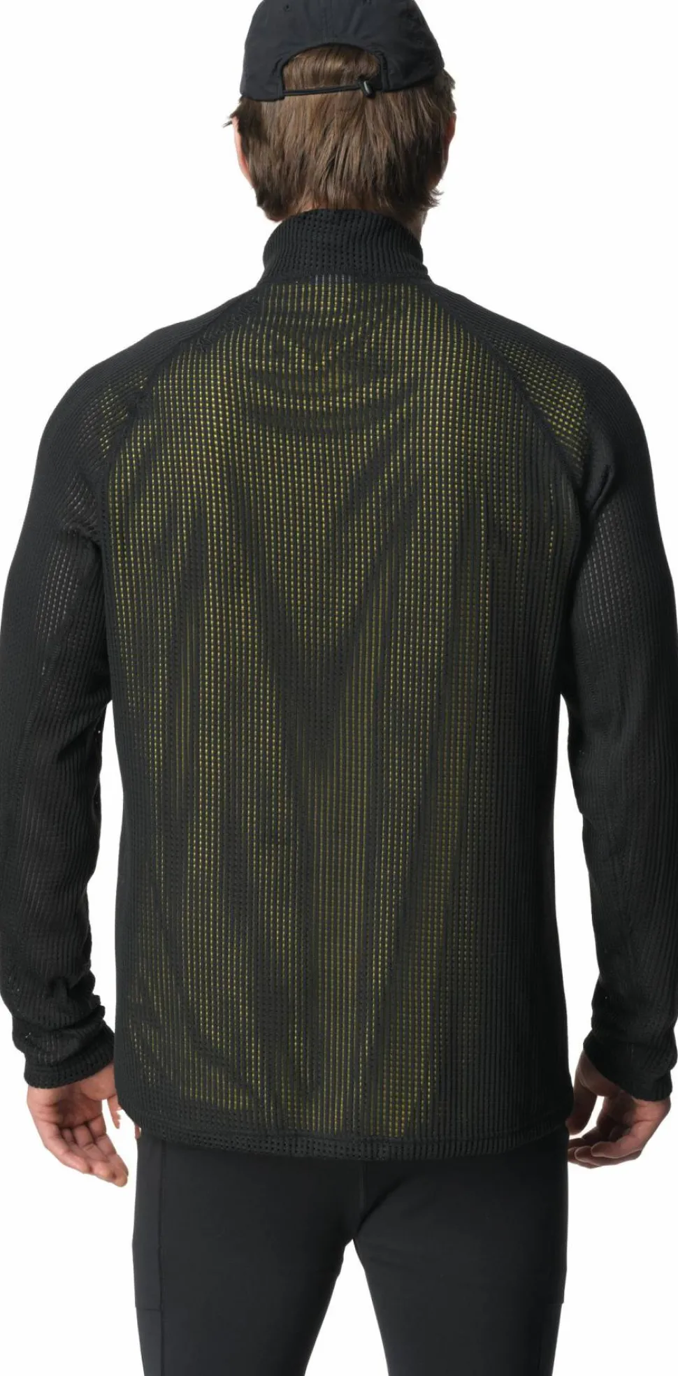 Houdini Men's Pace Flow Half Zip True Black