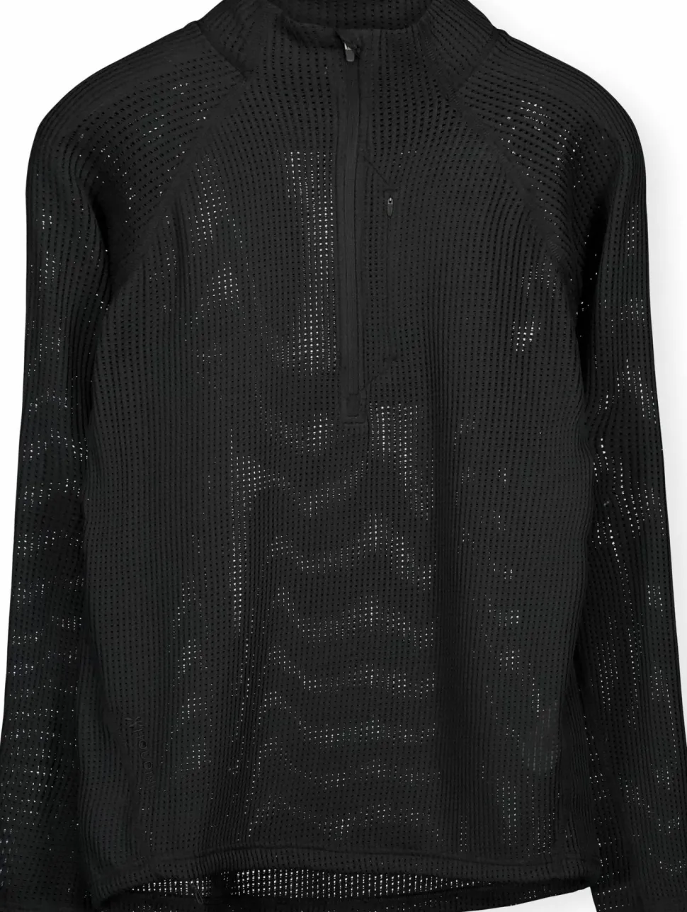 Houdini Men's Pace Flow Half Zip True Black
