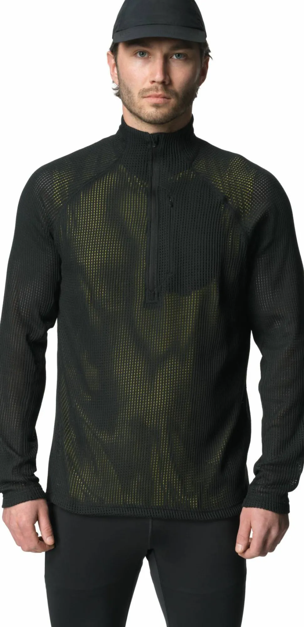 Houdini Men's Pace Flow Half Zip True Black