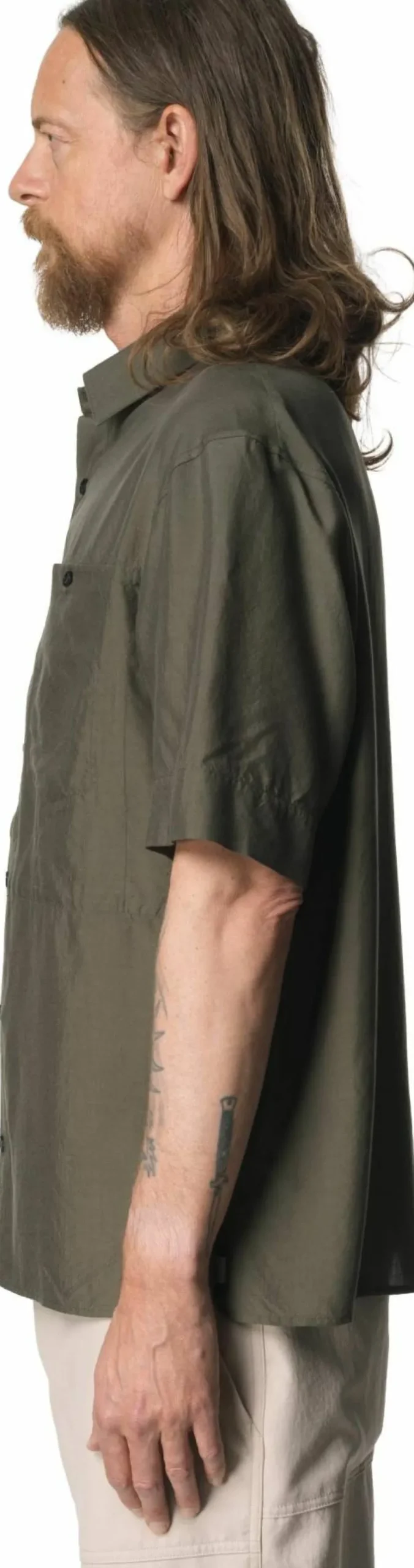 Houdini Men's Tree Shortsleeve Shirt Dawn Green