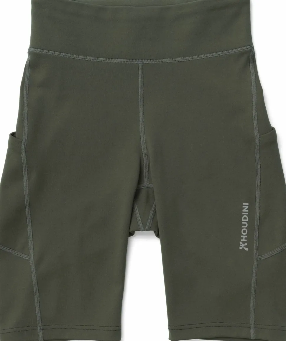 Houdini Women's Adventure Short Tights Baremark Green