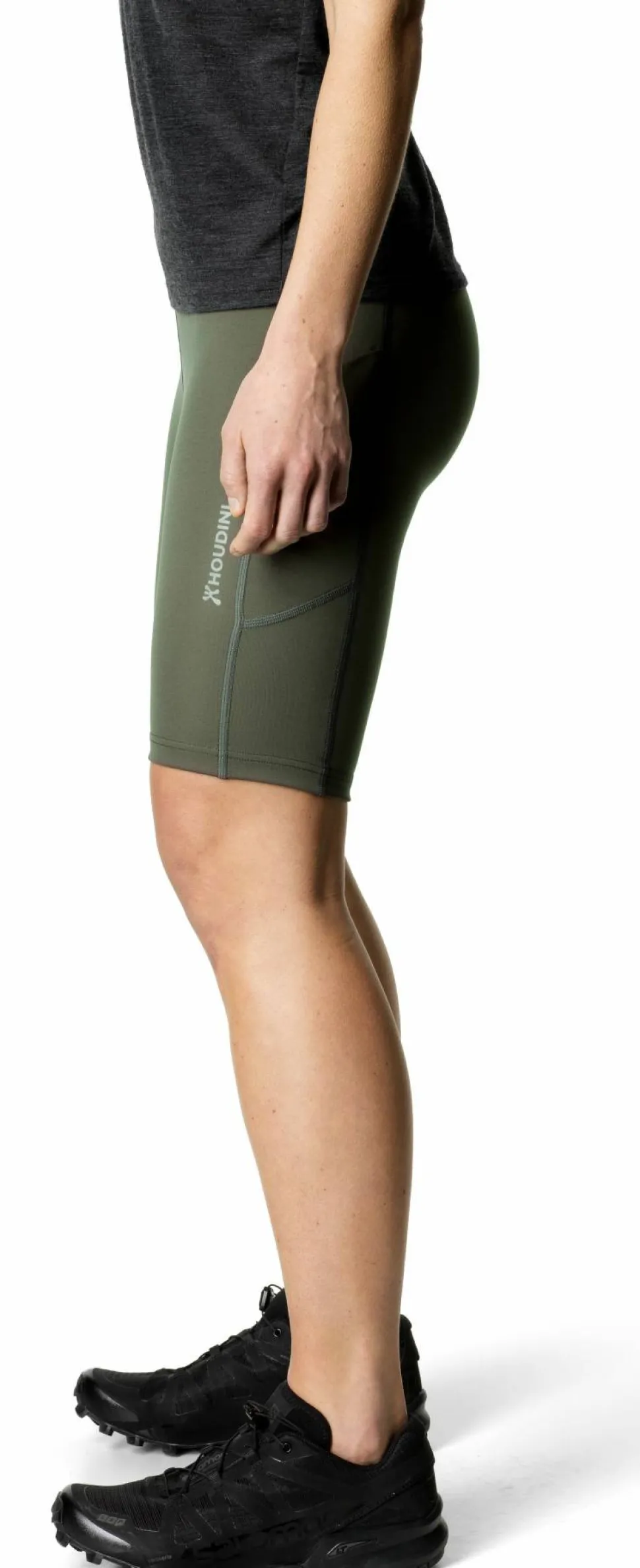 Houdini Women's Adventure Short Tights Baremark Green