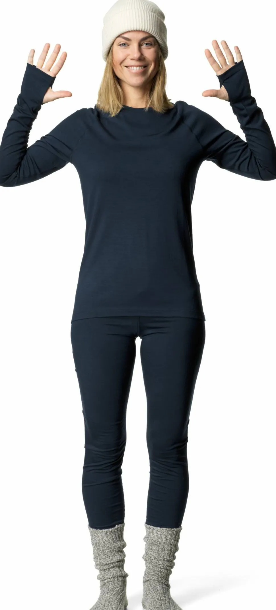 Houdini Women's Desoli Light Crew Blue Illusion