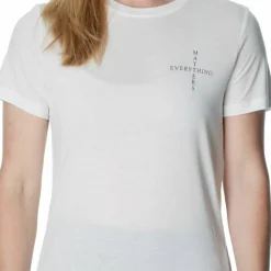 Houdini Women's Tree Message Tee Powderday White/Em Manifesto