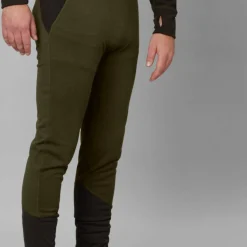 Härkila Men's Base Warm Long Johns Willow Green/Shadow Brown