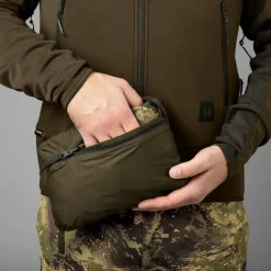 Härkila Men's Deer Stalker Camo Reversible Packable Waistcoat Willow Green/Axis MSP Forest
