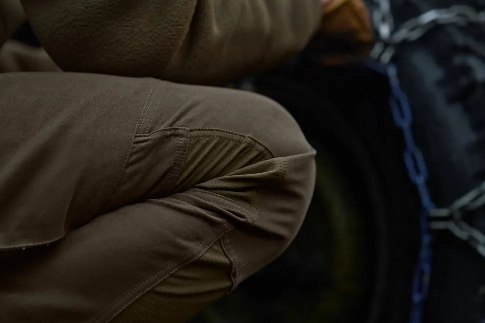 Härkila Men's Hill Pants Willow Green/brown