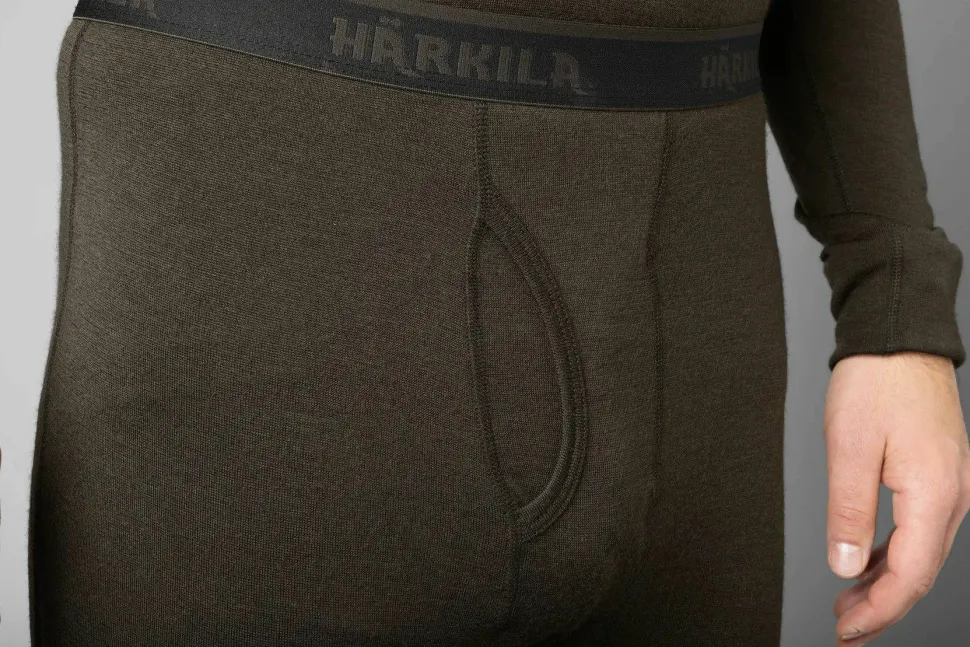 Härkila Men's Härkila Base All Season Long Johns Shadow Brown
