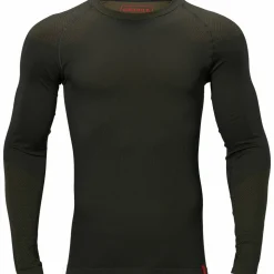 Härkila Men's Härkila Base Active L/S Round Neck Dark Willow Green