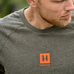 Härkila Men's Härkila Instinct S/S T-Shirt Green Melange