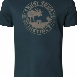 Härkila Men's Härkila Moose T-Shirt Dark Navy